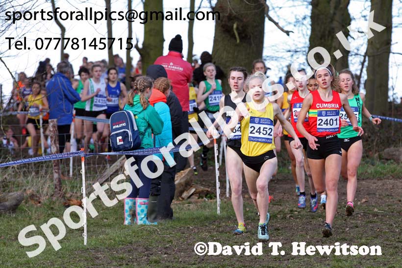 Womens under-20s 2019 British Athletics Inter Counties Cross Country, Prestwood Hall, Loughborough. Photo:  David T. Hewitson/Sports for All Pics